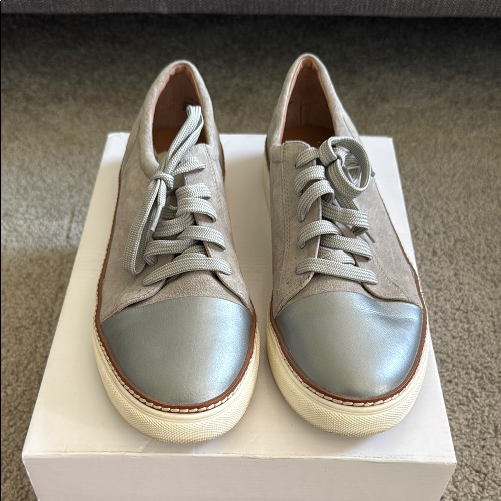 Caslon Gray and Cream Women's Sneakers